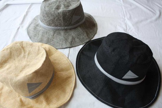 and wander アンドワンダー paper cloth hat ペーパークロスハット - Babooshka | onlineshop