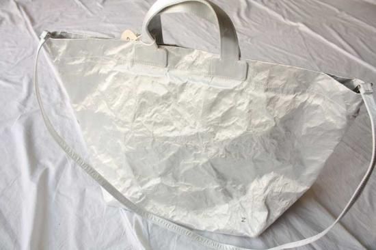 Zilla ジッラ satin big cross body shopper トートバック