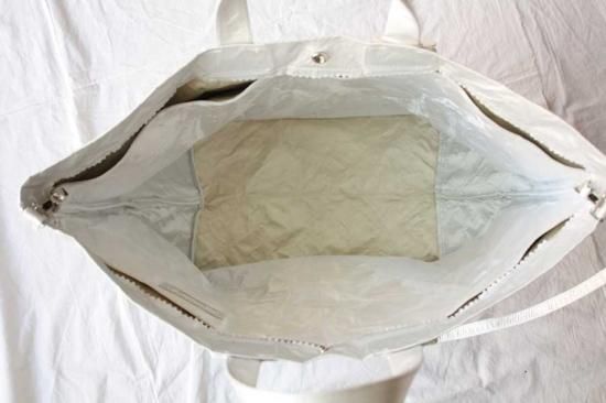 Zilla ジッラ satin big cross body shopper トートバック