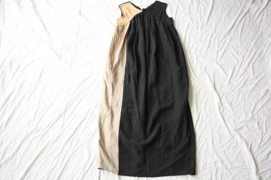Kapital キャピタル リネン2tone バルーンランタンワンピース Kapital キャピタル リネン2tone バルーンランタンワンピース