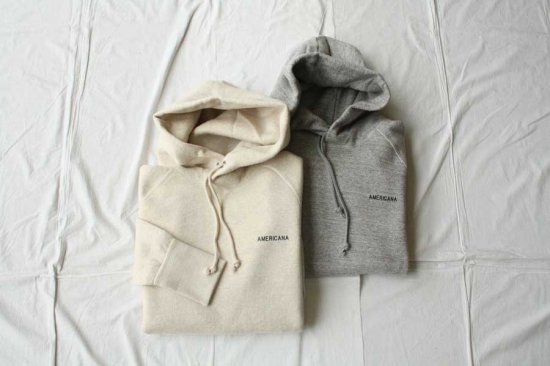 Americana アメリカーナ スーピマ裏毛 RAGLAN HOOD SWEAT フードスウェット