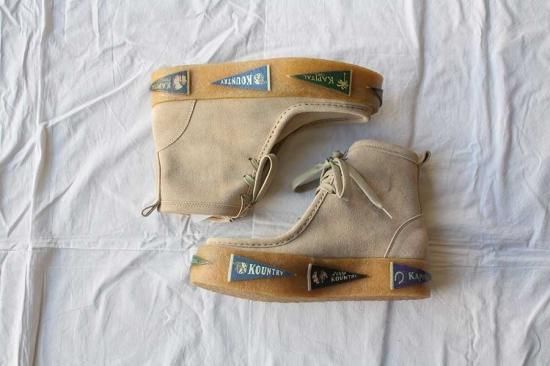 kapital キャピタル レザーペナントワラビーブーツ - Babooshka