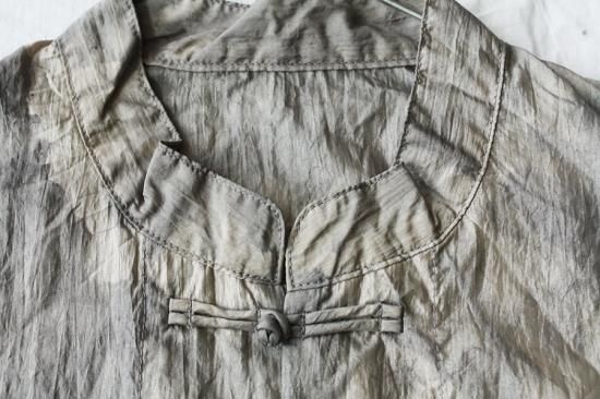 -thus- SAZANAMI チャイナジャケット SAZANAMI チャイナジャケット WHITE×BLACK - 公式オンラインストア