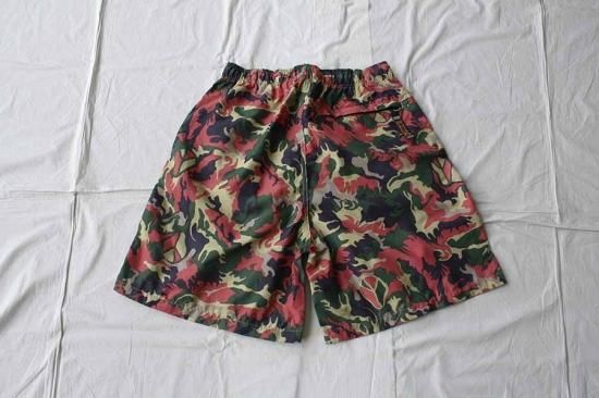 爆買いしたい kapital ピース迷彩イージーショートパンツ 速乾タフタ キャピタル パンツ