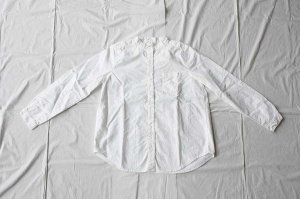 ■itiho  イチホ  オックス スタンドカラーシャツ col.white [定番]