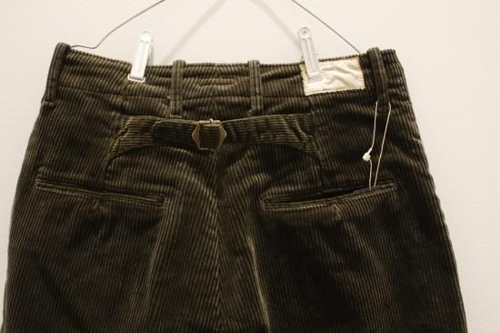 KAPITAL キャピタルEK-681 7Wコーデュロイ ハイウエストニームパンツ