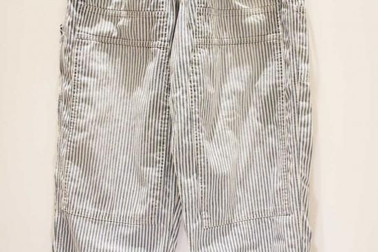 KAPITAL 10ozヒッコリーZIPPERワイドランバーパンツ