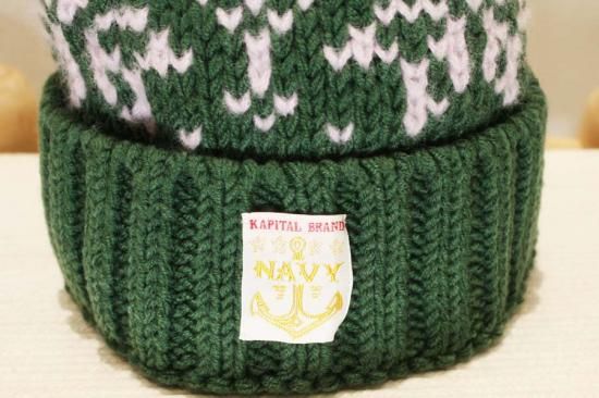 KAPITAL 5G ウール タータンチェック ゲイルCAP ウール フォークテールグラブ（SPEAKEASY刺繍） | KAPITAL