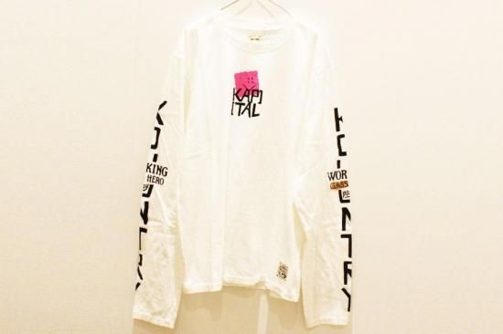 KAPITAL キャピタル バスクシャツ ボートネック 長袖TシャツM グリーン KAPITAL(キャピタル) 天竺リンガーT BIRD`S NEST pt(K2403SC060