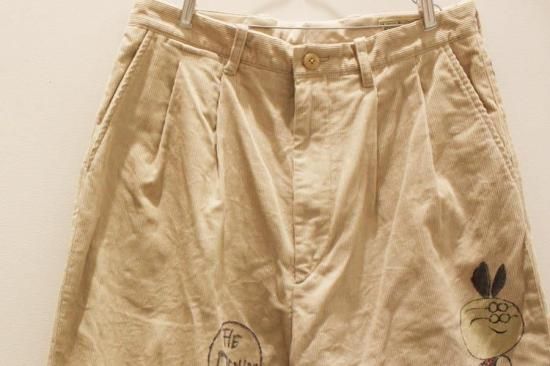 KAPITAL コーデュロイ IVYパンツ(メモリアルペイントモデル) 14Wコーデュロイ IVYパンツ(メモリアルペイントモデル) | KAPITAL