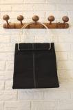 how to live　ハウトゥリブ　Bamboo handle Bag Tall　col/ BLACK