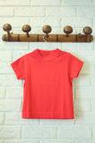 ■homspun ホームスパン 30/-天竺　kid's 半袖Tシャツ col/ RED