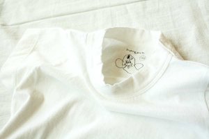 ■ homspun ホームスパン 30/-天竺 KID'S 半袖Tシャツ col/サラシ