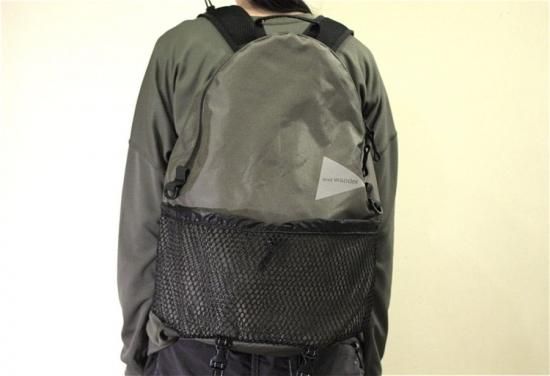and wander アンドワンダー 20L daypack デイパック