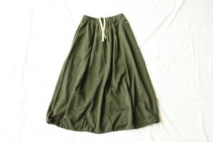 Americana アメリカーナ  SWEAT バルーン　skirt  col. olive green