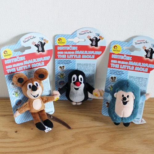もぐらのクルテク 手にマグネットが入ったぬいぐるみ クルテク