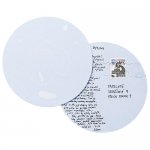 【チェコの文房具papelote】シルクスクリーン印刷のポストカード3枚セット　地球　タイプB