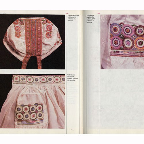 チェコスロヴァキアの民族衣装の刺繍に関する本 1985年 - チェコ雑貨 