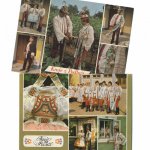 チェコのヴィンテージポストカード（未使用）2枚セット　ポドルジーの民族衣装