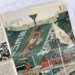 東ドイツ時代の雑誌　モスクワオリンピック　開会式のこぐまのミーシャ