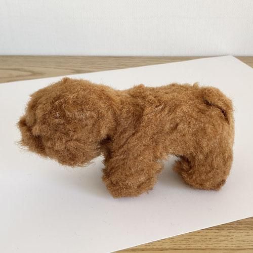 【アンティーク】茶色の小犬のぬいぐるみ　ヴィンテージ レトロ アンティーク】茶色の小犬のぬいぐるみ ヴィンテージ レトロ