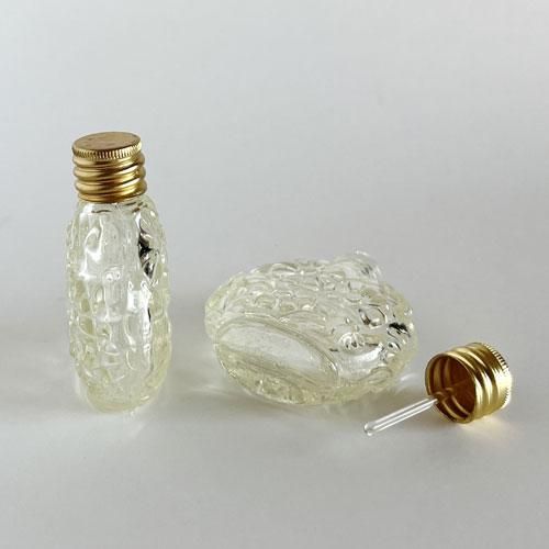 【専用価格】チェコガラス　ボヘミアン　ガラス　香水瓶　3点セット 楽天市場】チェコガラス香水瓶ボヘミアンガラス「六角形」繊細で