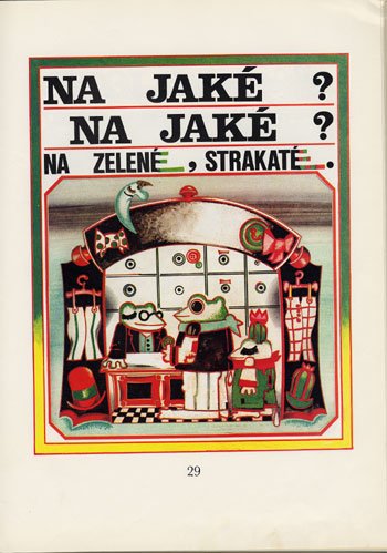 クヴィエタ・パツォウスカーの古い絵本(1982年)/チェコ絵本 チェコ雑貨 