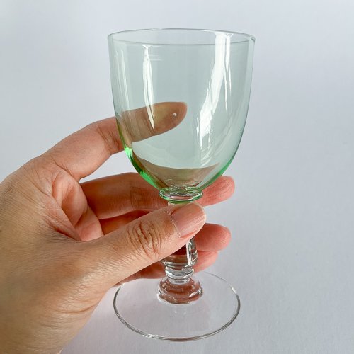 【ボヘミアングラス】ワイングラス ペア／チェコ