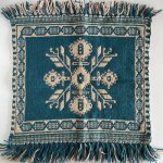 ポーランド・ヤノフ村の織物　43×40　ヘレナ・プリズモントさんの伝統柄