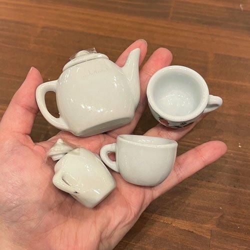 もぐらのクルテク ミニチュア陶器 ティーセット - チェコ雑貨とチェコ