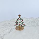 ⭐︎値下げ⭐︎ヴィンテージ⭐︎チェコガラスツリー(高さ9cm) クリスマス - チェコ雑貨とチェコ絵本のお店 ハーチェク hacek