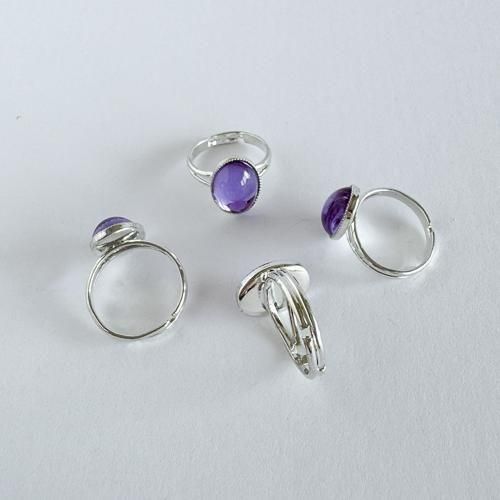 チェコ製 アレキサンドライトガラスの指輪 - チェコ雑貨とチェコ