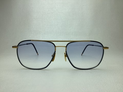 THOM BROWNE TB-103-C-NVY-GLD-58 紺/金 - マニアックなメガネ、サングラス『開眼堂　エケコ店』