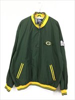 古着 90s NFL Green Bay Packers パッカーズ ホログラム パッチ ハーフ