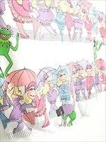 90年代 Chabges マペットショー MISS PIGGY ミスピギー PIGTORIA'S SECRETパロディ キャラクタープリントTシャツ USA製 メンズL ヴィンテージ /evb002122