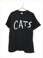 古着 90-00s CATS キャッツ ミュージカル グラフィック Tシャツ M ...