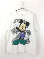 古着 90s USA製 Disney Mickey ミッキー ムービー フィルム Tシャツ 