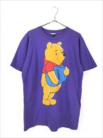 古着 90s USA製 Disney Pooh クマのプーさん BIG プリント Tシャツ