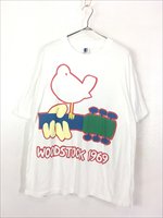 古着 90s USA製 Woodstock ロック ミュージック フェス Tシャツ XL ...