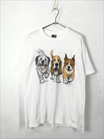 90s USA製 犬T DOG tシャツ Golden Retriever XL