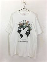 古着 90s USA製 Human-i-Tees 地球 アース アニマル Tシャツ XL