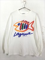 古着 90s 魚 カラフル 「LAGUNA」 グラフィック デザイン プリント 