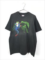 驚きの安さ AND SOCK SOCK AND 90 ROLL Tシャツ カエル 爬虫類 90s USA ...