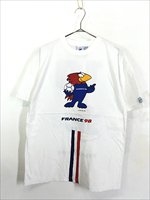 【ヴィンテージ】90s 1998年フランスワールドカップ 2トーンロゴキャップ