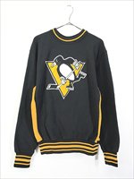 古着 90s USA製 NHL 「Pittsburgh Penguins」 ペンギンズ リバース