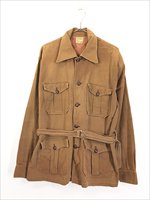 古着 40-50s TROPICOOL SUIT コットン ウィップコード サファリ ...