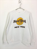 古着 80s USA製 Hard Rock Cafe 「NEW YORK」 ハードロック スウェット L 古着【30off】 - 古着 通販  ヴィンテージ 古着屋 Dracaena ドラセナ