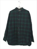 古着 60s Pendleton ブラック ウォッチ チェック 3点留 ボタンダウン ウール シャツ XL【30off】 - 古着 通販 ヴィンテージ  古着屋 Dracaena ドラセナ