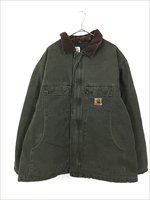 古着 90s Carhartt オリーブ ダック パデット トラディショナル ...