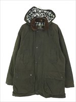 古着 90s- 英国製 Mc Orvis BEDALE タイプ オイルド ワックス ジャケット コート フード完備 オリーブ M①【30off】 -  古着 通販 ヴィンテージ 古着屋 Dracaena ドラセナ